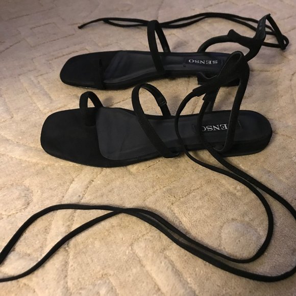 SOLD - Senso - Kally Suede Sandal - Tie Fastening - Picture 11 of 15